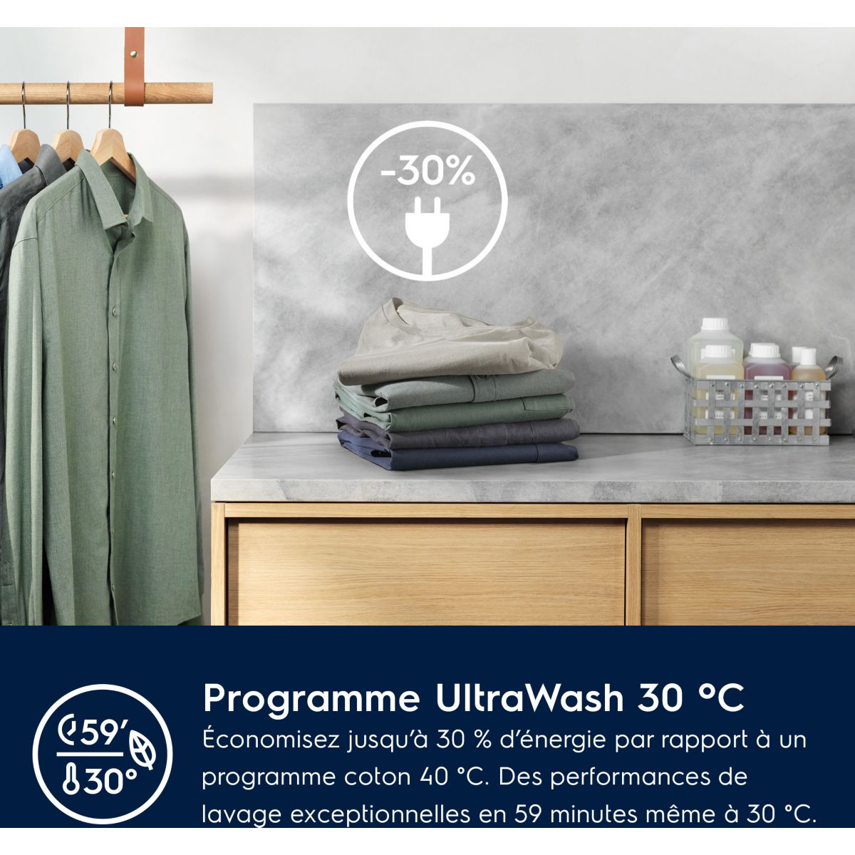 Lave linge hublot EW8F3814BI - 8 kg - 1400 tr/min - Classe A - Moteur induction blanc, ELECTROLUX