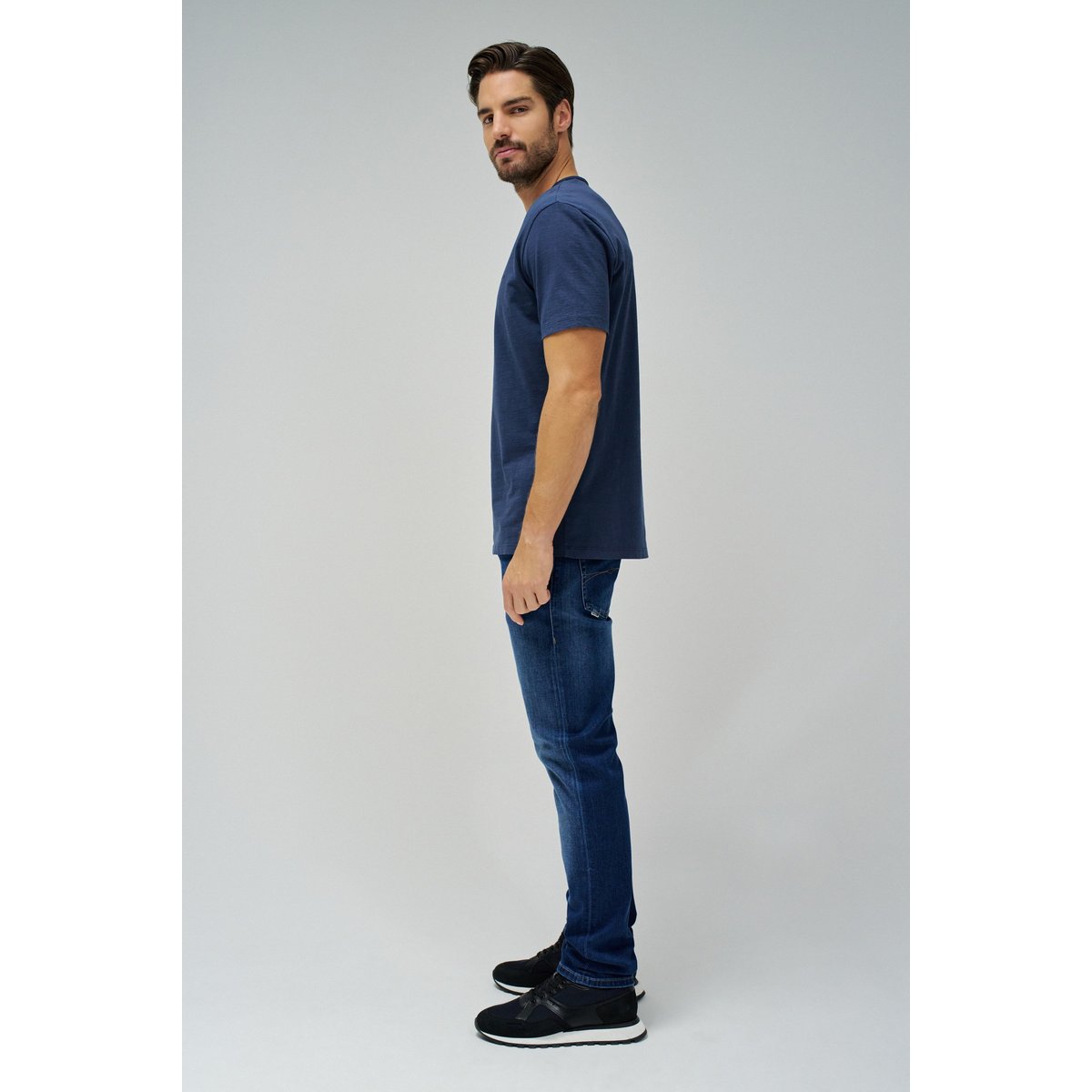 T-SHIRT AVEC LOGO bleu foncé, SALSA JEANS