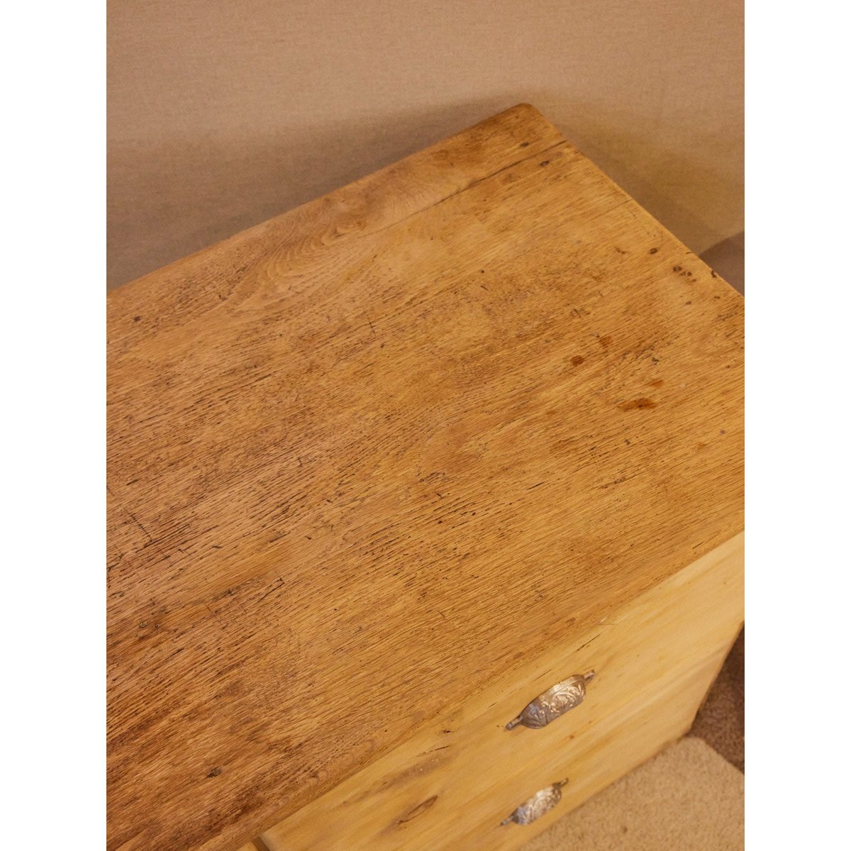 Comptoir en bois poncé Fernand N°452 - Bon état bois clair, DEBONGOUT