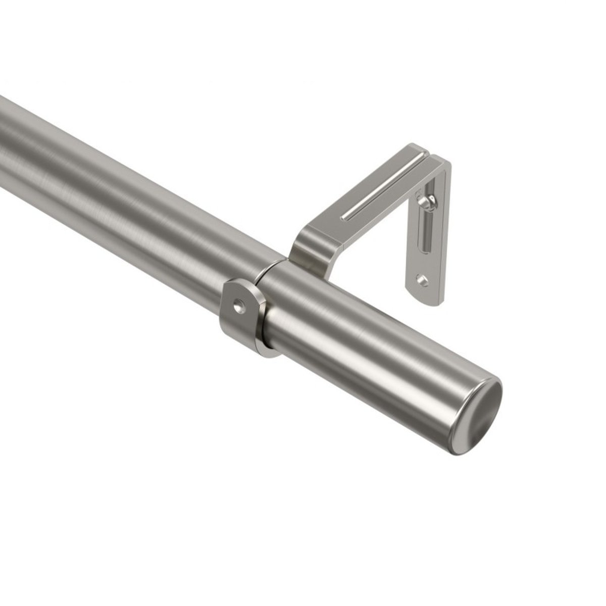 Tringle à rideaux extensible compacte ZEN argent, UMBRA