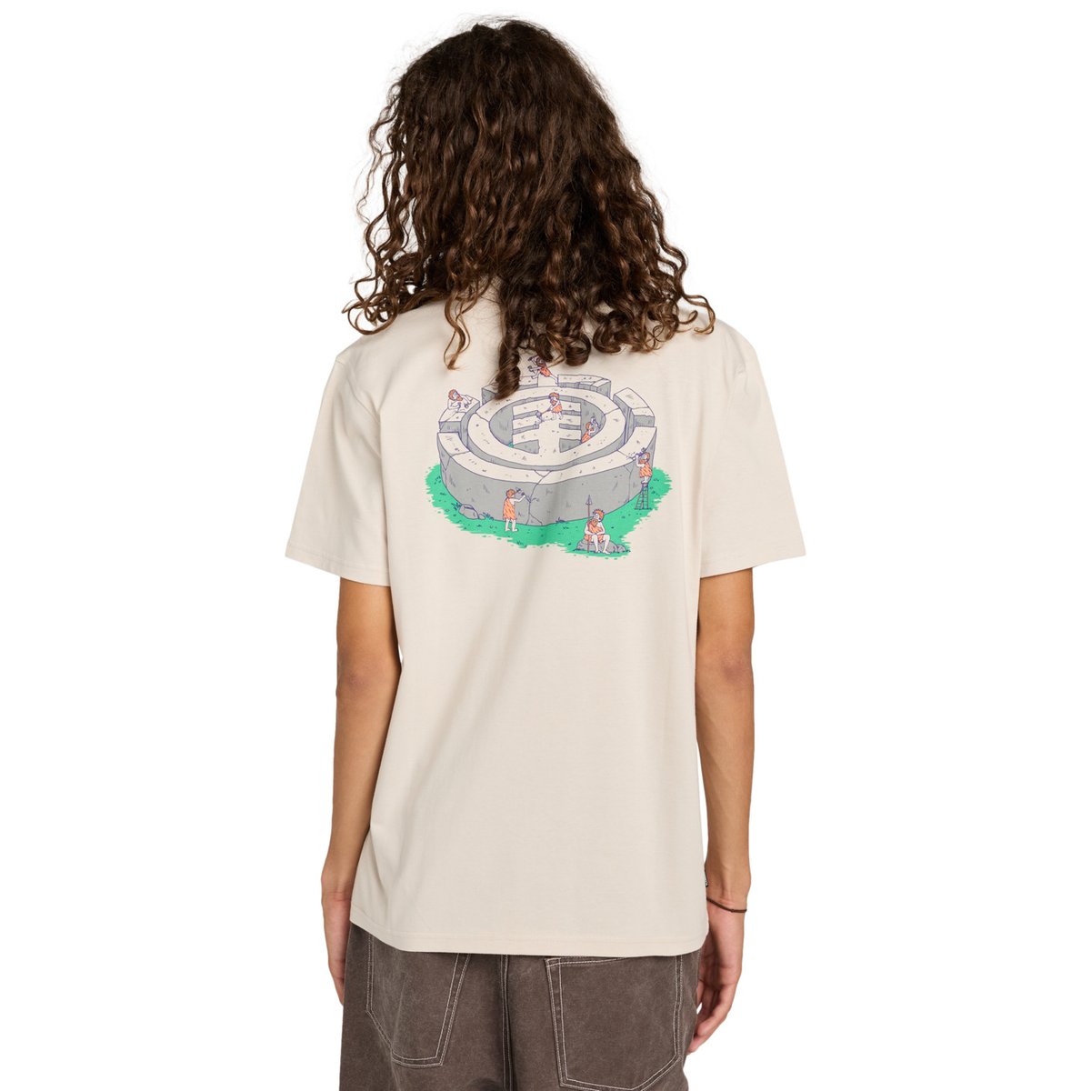 T-shirt à manches courtes STONE AGE beige oat milk, ELEMENT