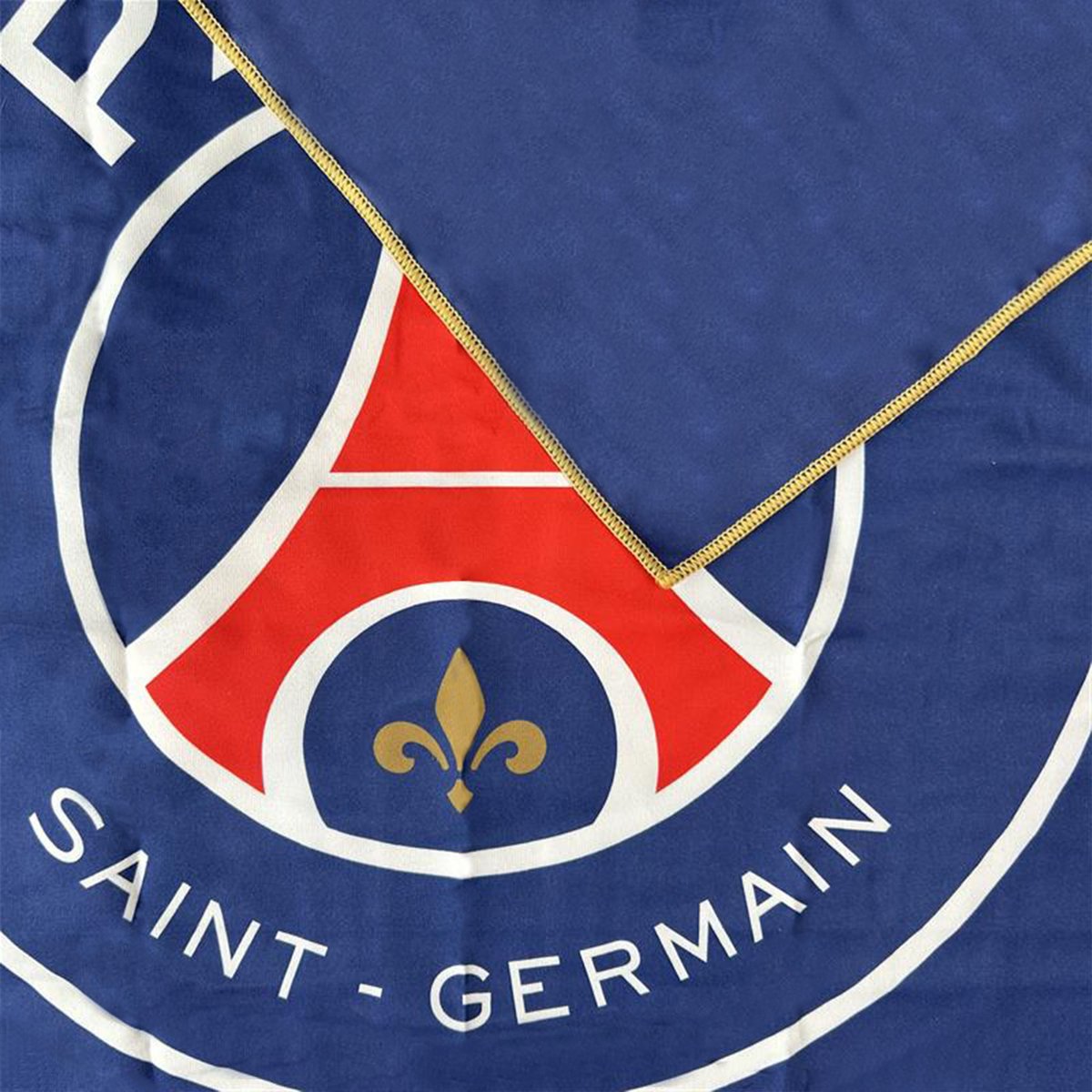 Serviette de bain imprimée microfibre, Paris Saint Germain PRINCE bleu, PSG