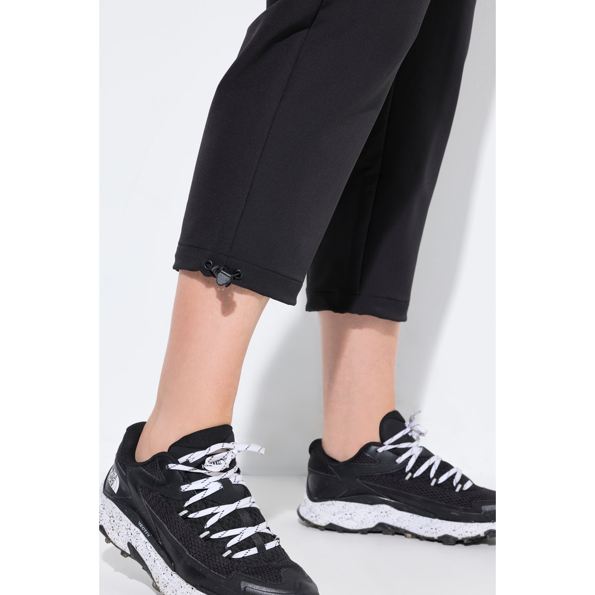 Pantalon softshell 3/4 ultra-fin. Bas de noir, ULLA POPKEN