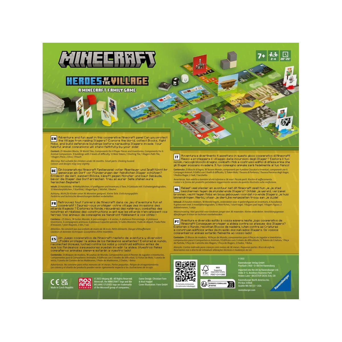 Minecraft - Heroes of the Village couleur unique, RAVENSBURGER