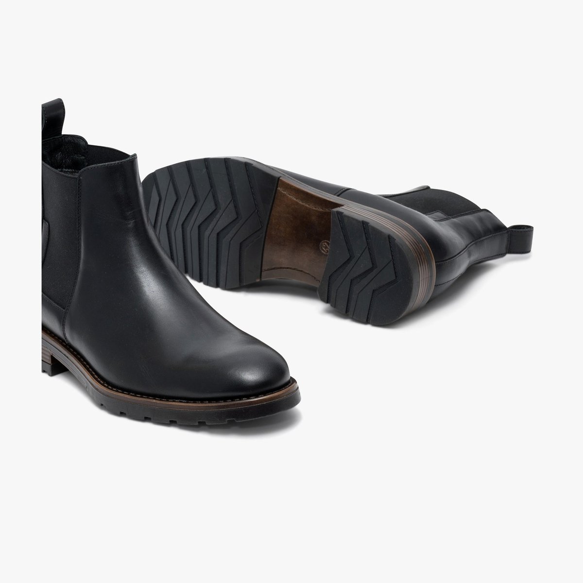 Boots À Talon en cuir ONOFRE noir, BOCAGE