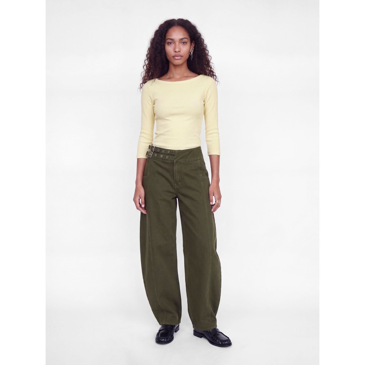 Pantalon verte - olive night 1, JJXX
