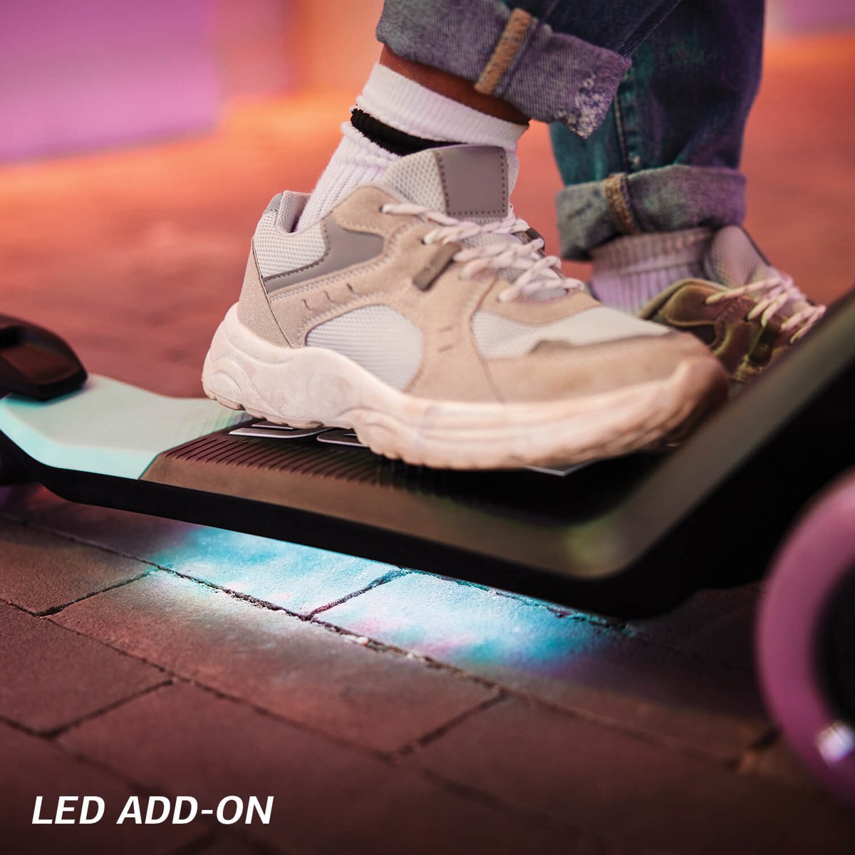 Deck LED pour trottinette Nexo noir, BERG TOYS