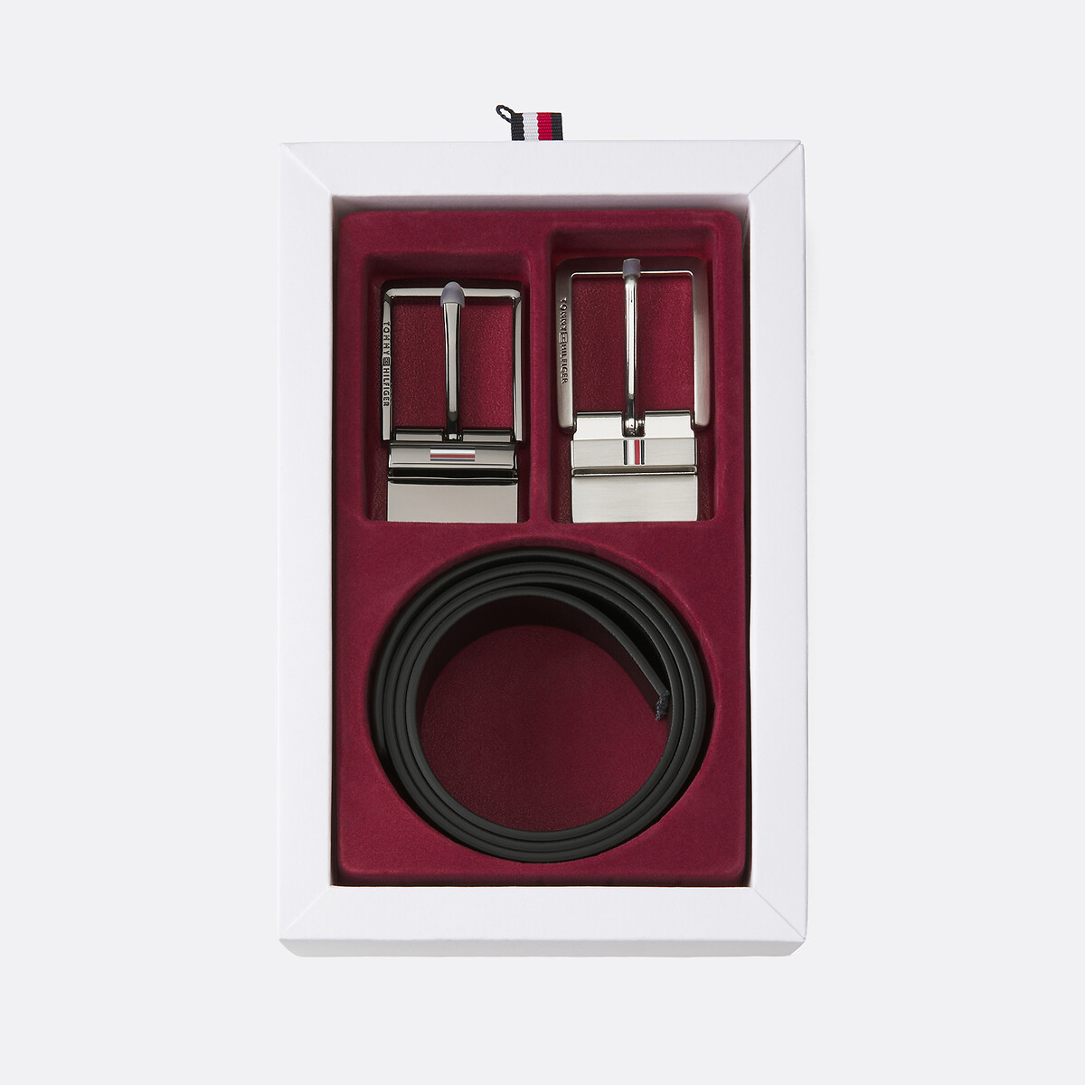 Business Reversible Lux Belt Gift Box with 2 Buckles 90006527, TOMMY HILFIGER