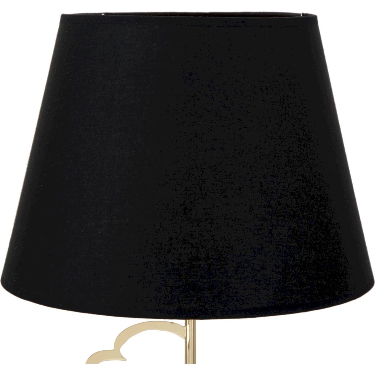 Lampe à poser géométrique en fer GLAM noir et doré, RECOLLECTION