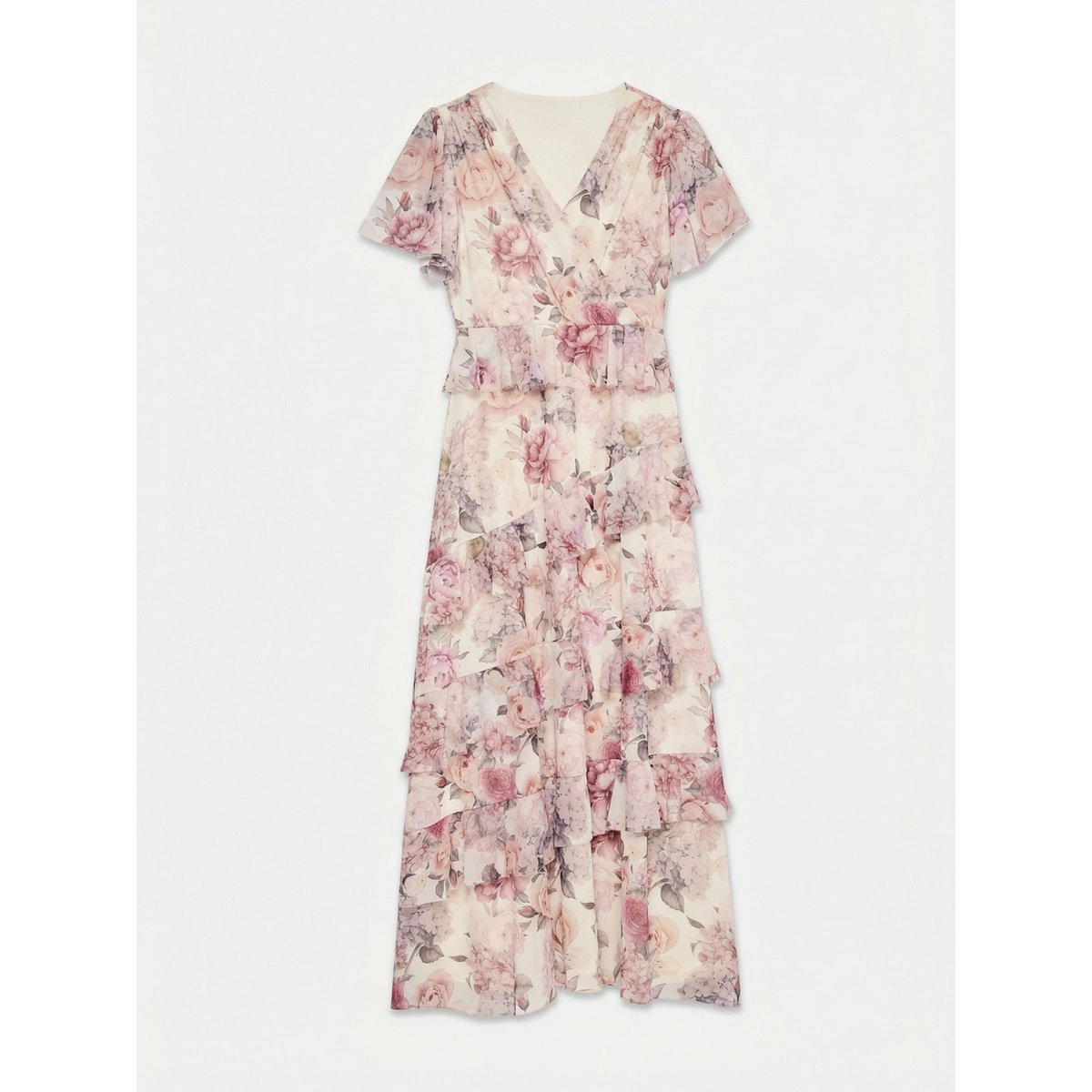 Robe À Volants birch, VERO MODA