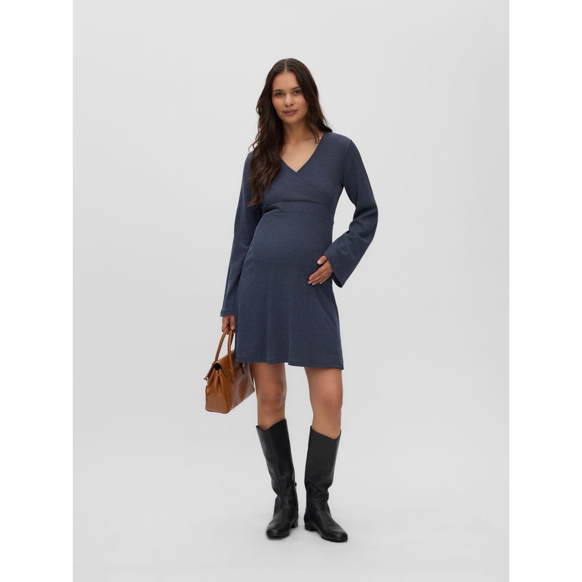 Robe navy blazer, MAMA LICIOUS