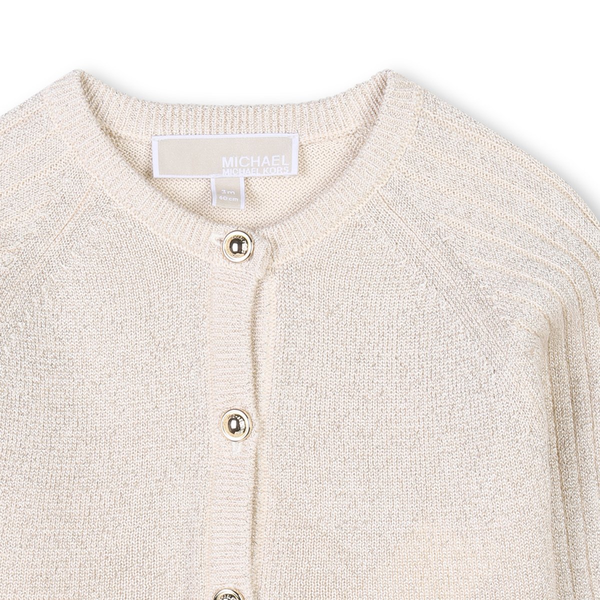 Cardigan de cérémonie boutonné dore clair, MICHAEL KORS