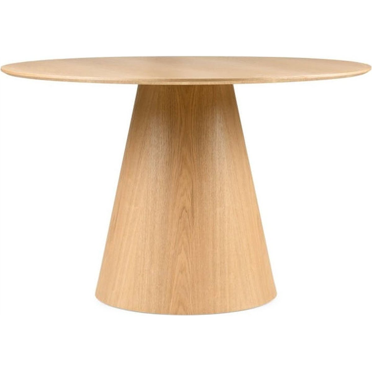 Table à manger ronde collection NORAN en bois bois naturel, RECOLLECTION