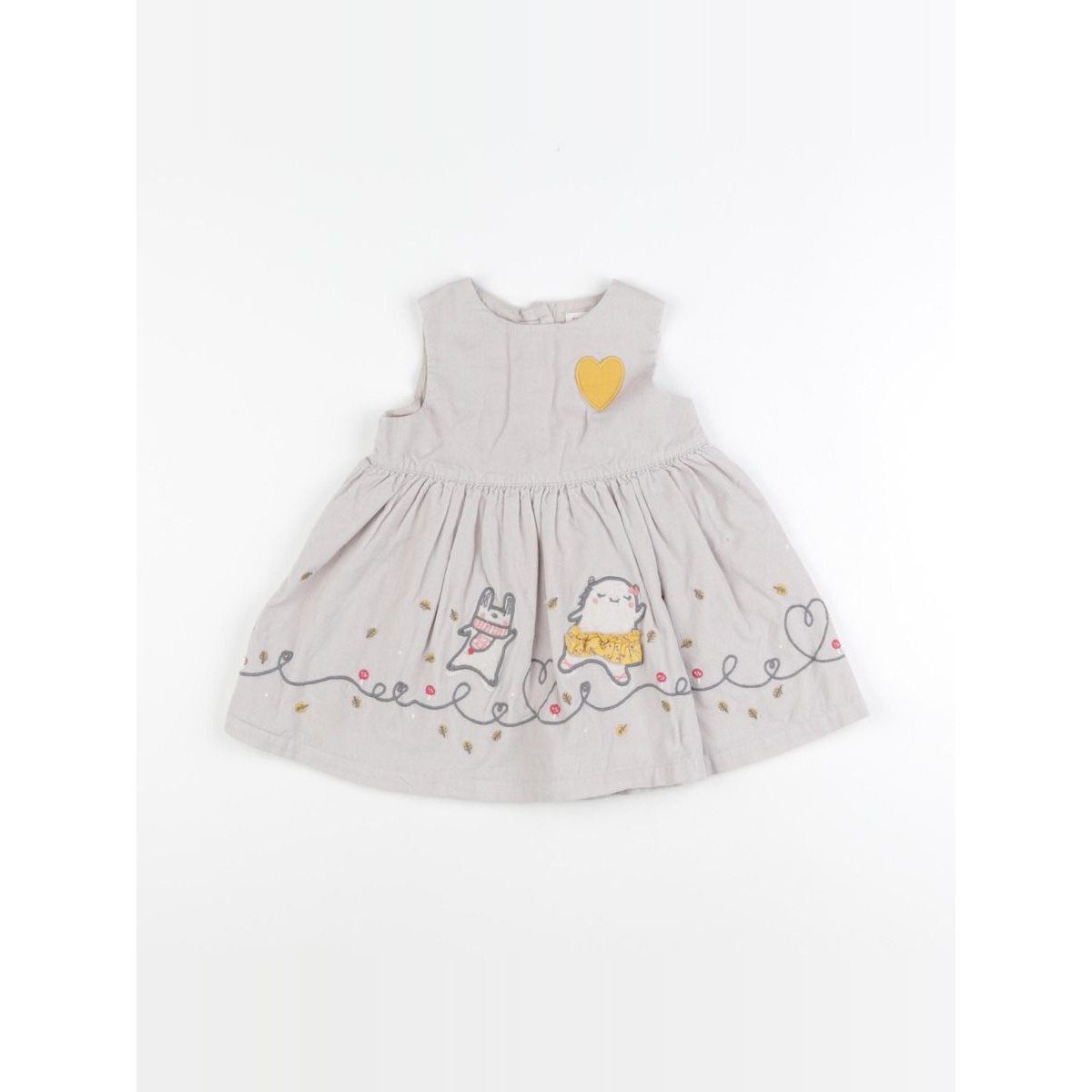 Robe - Très bon état gris, jaune, DPAM