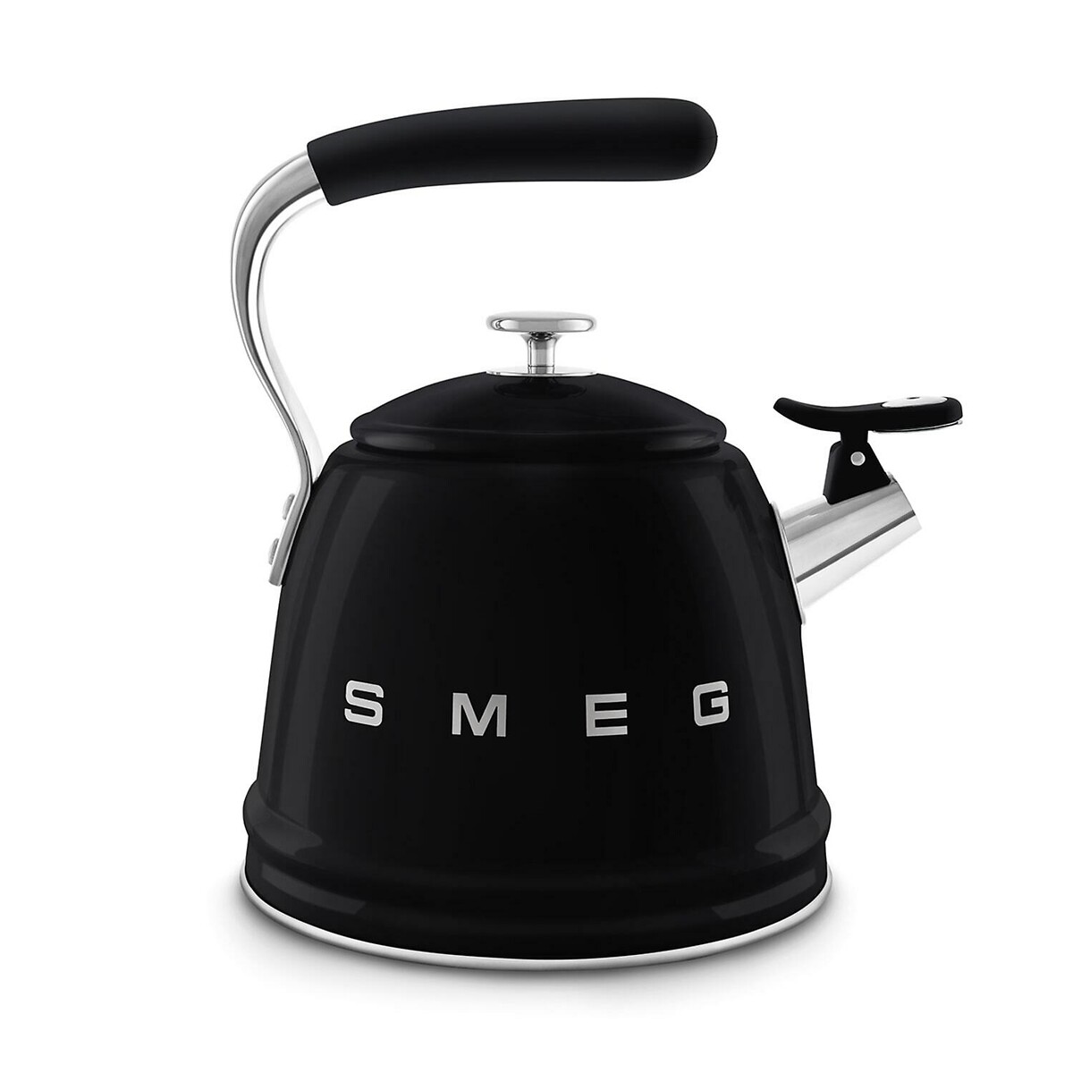 Retro Stovetop Whistling Kettle - WKF01 black, SMEG