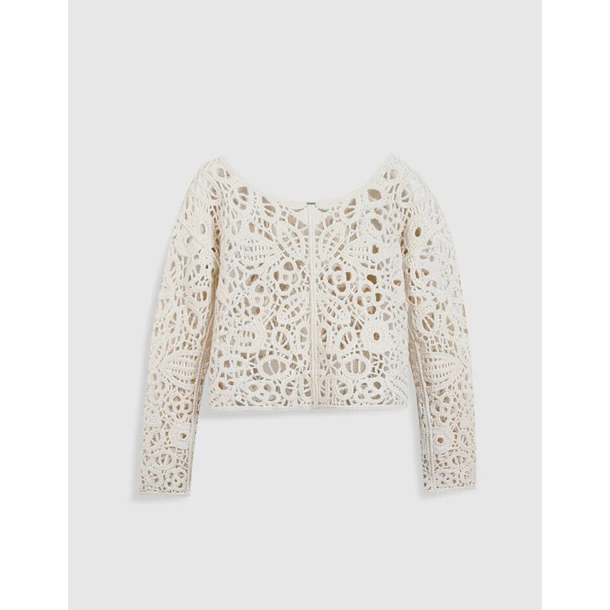 Cardigan en crochet  ecru, IKKS