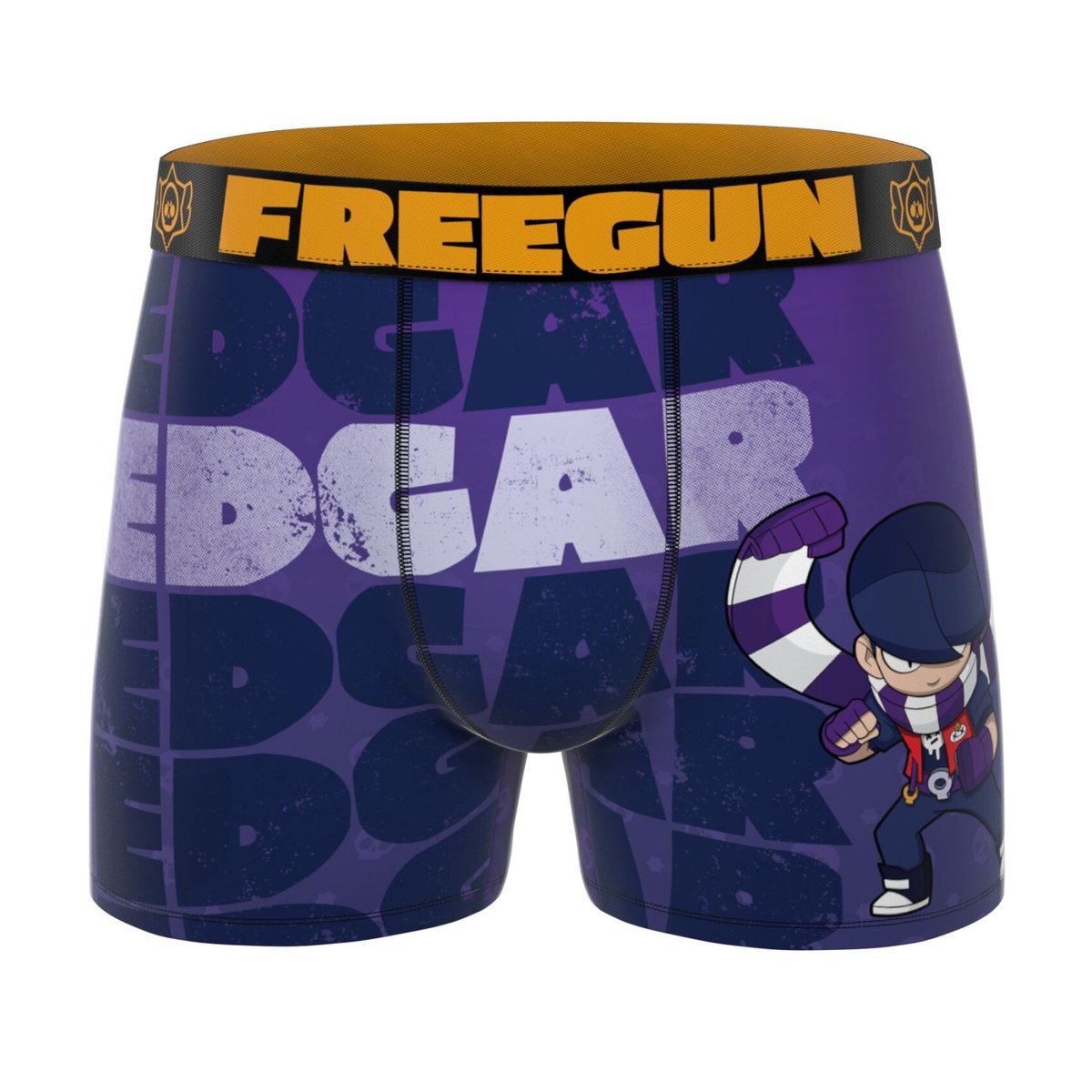 Lot De 3 Boxers Brawl Stars orange/violet/rouge/bleu/jaune, FREEGUN