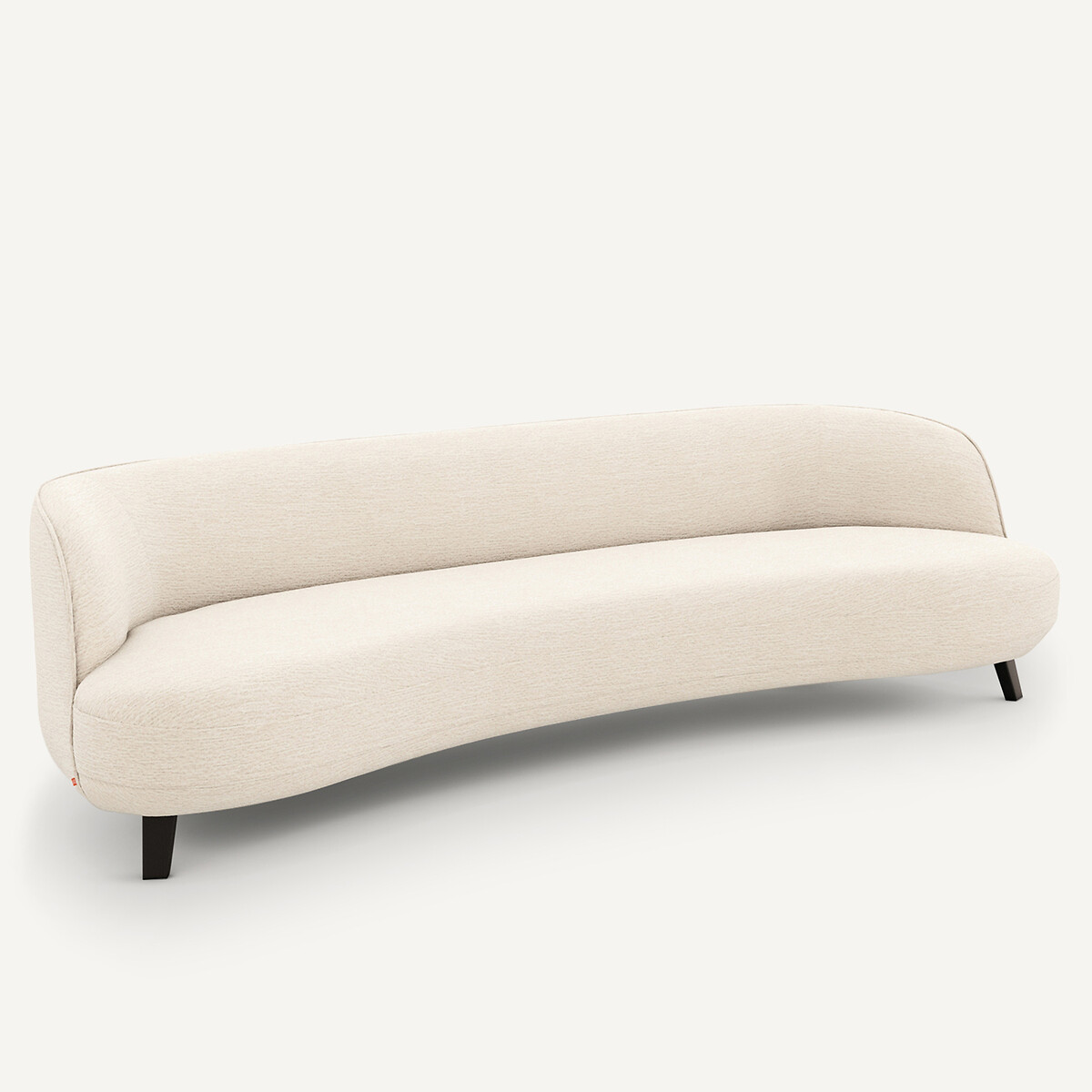 5-Sitzer-Sofa, aus recycelter Chenille, Rosebury kreide, AM.PM X EMMANUEL GALLINA