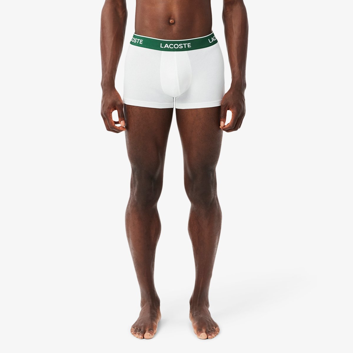 Lot de 3 boxers courts coton stretch noir-nua, LACOSTE