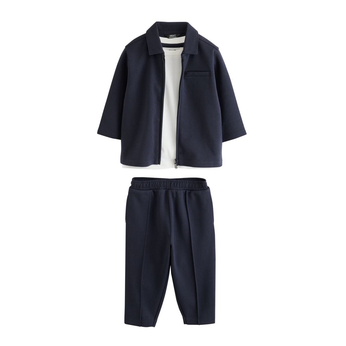 Ensemble habillé veste, haut et pantalon, 3 p bleu marine, NEXT