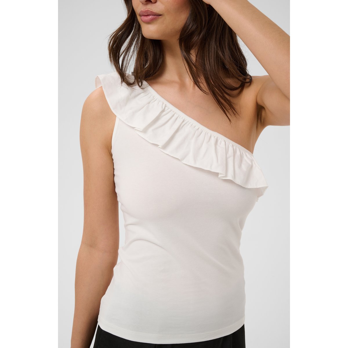 Jersey sans-manches blanc chalk, KAFFE