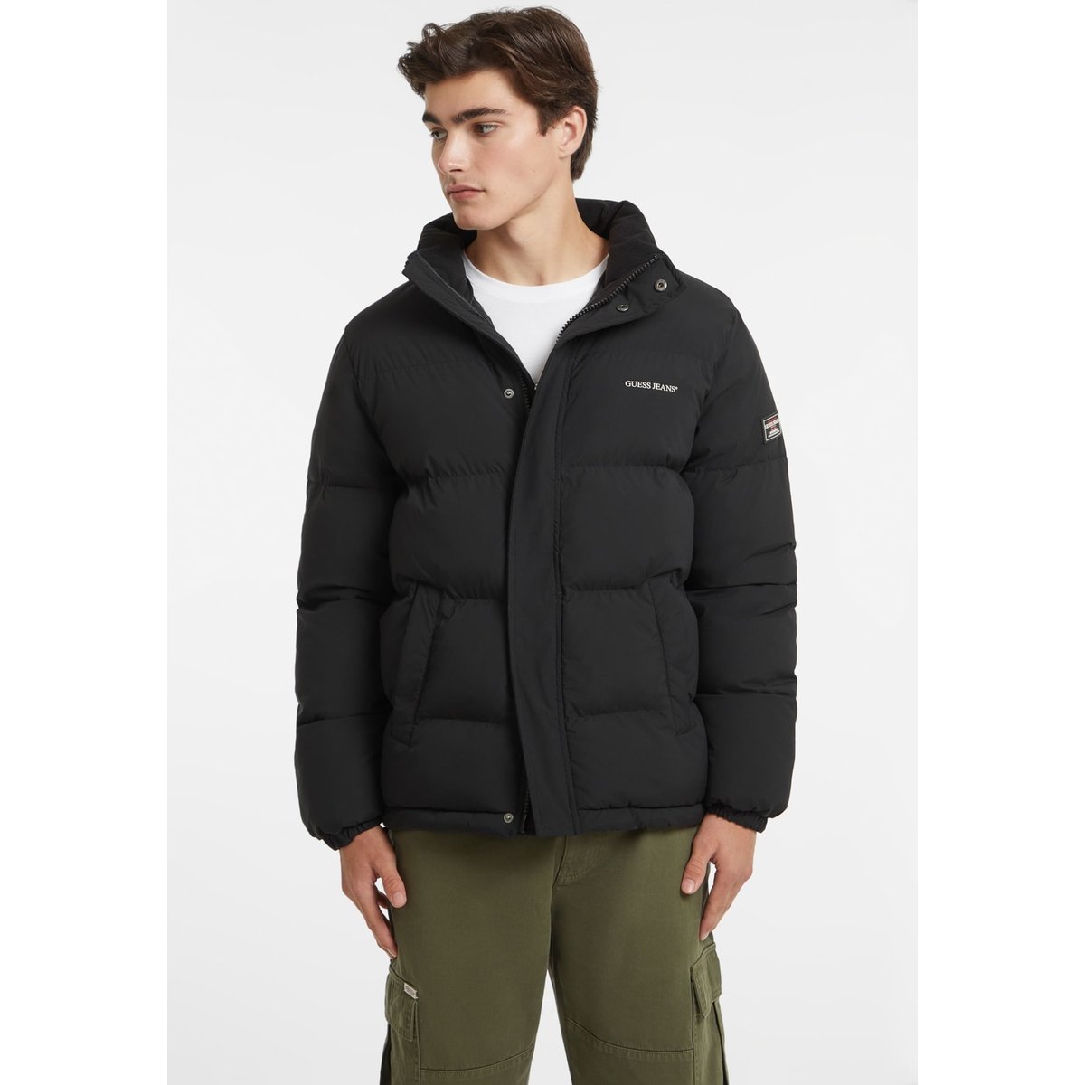 Veste Doudoune Classique noir, GUESS JEANS