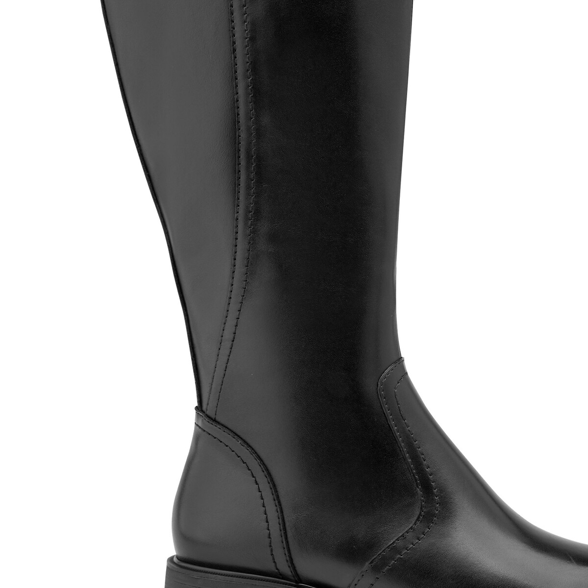 Botas rasas para panturrilhas largas preto , TAMARIS