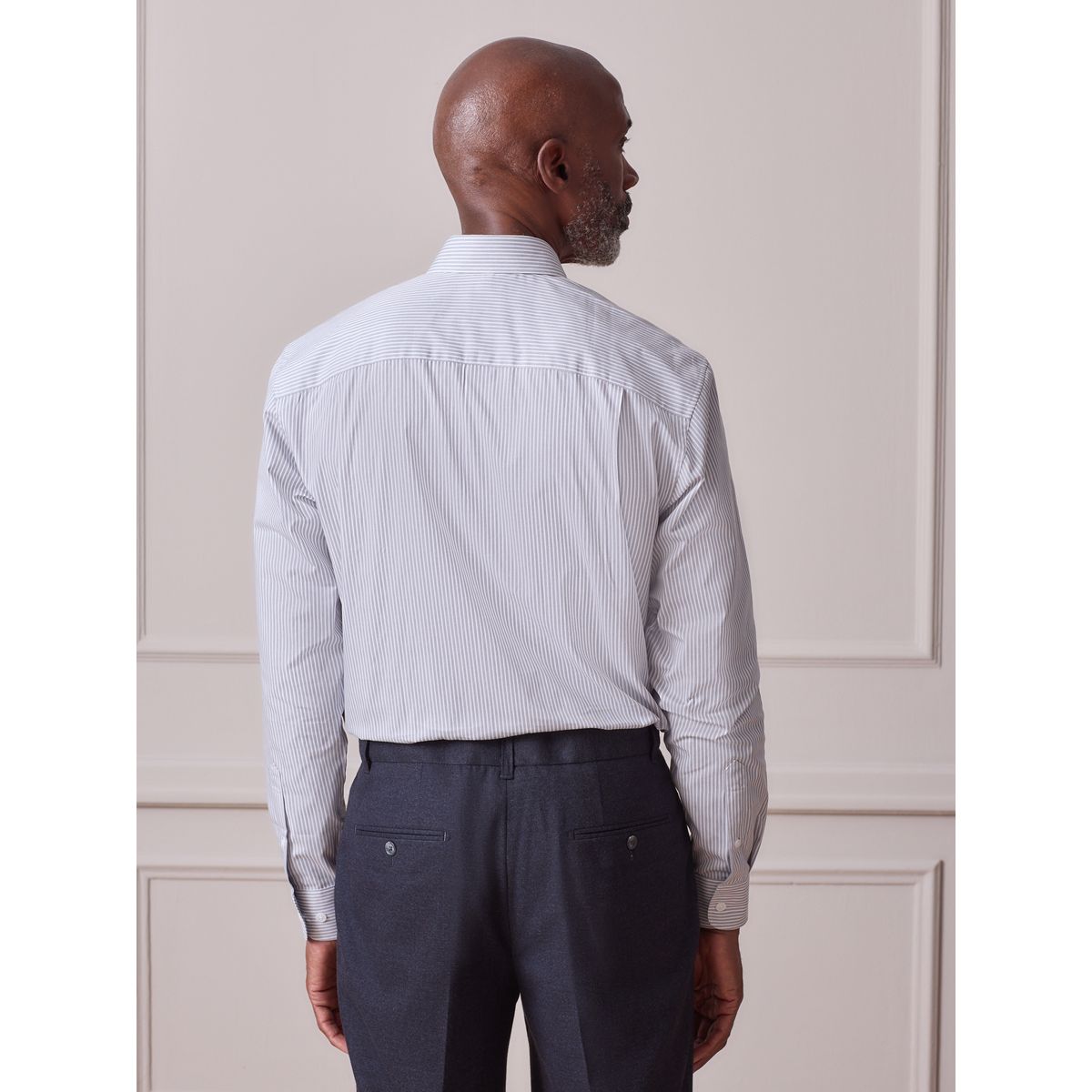 Ensemble chemise et cravate Signature rayure blanche/noire, NEXT