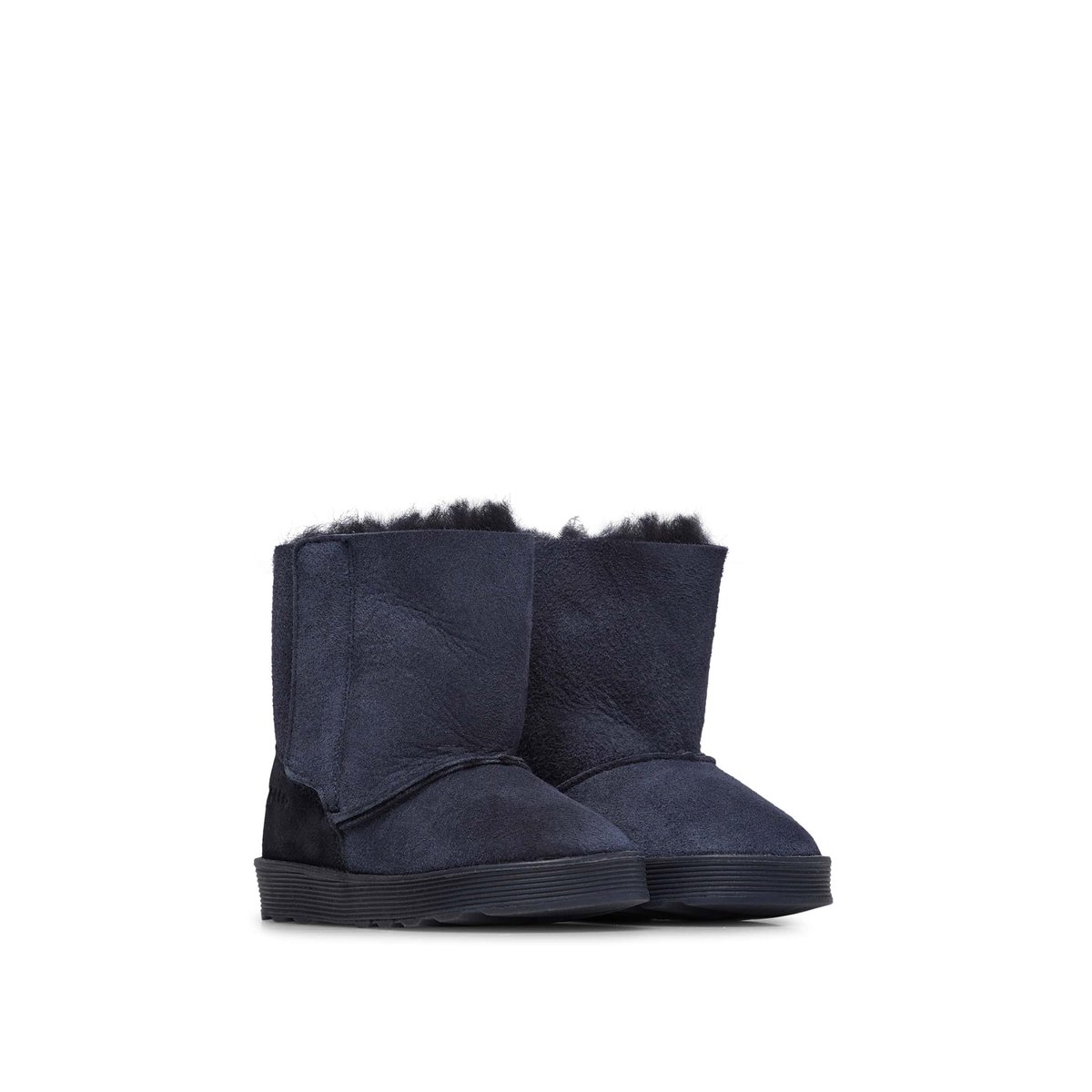 Bottines en suède KURL marine, FALCOTTO
