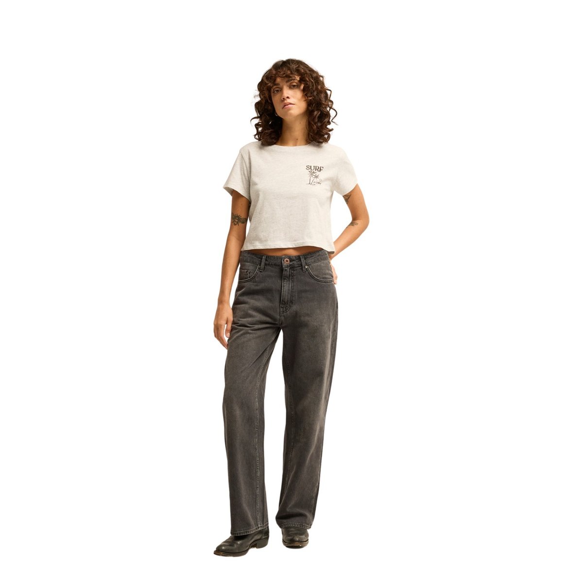T shirt manches courtes MAGIC SUNSET gris grey heather, BILLABONG