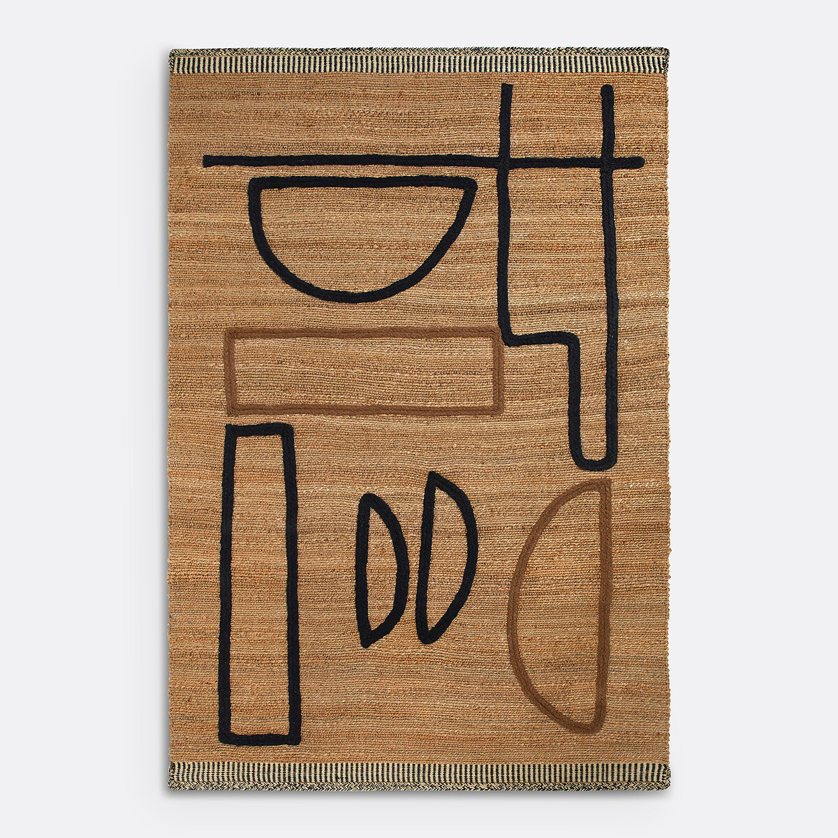 Tapis jute, motif tressé, Euphie multicolore, LA REDOUTE INTERIEURS