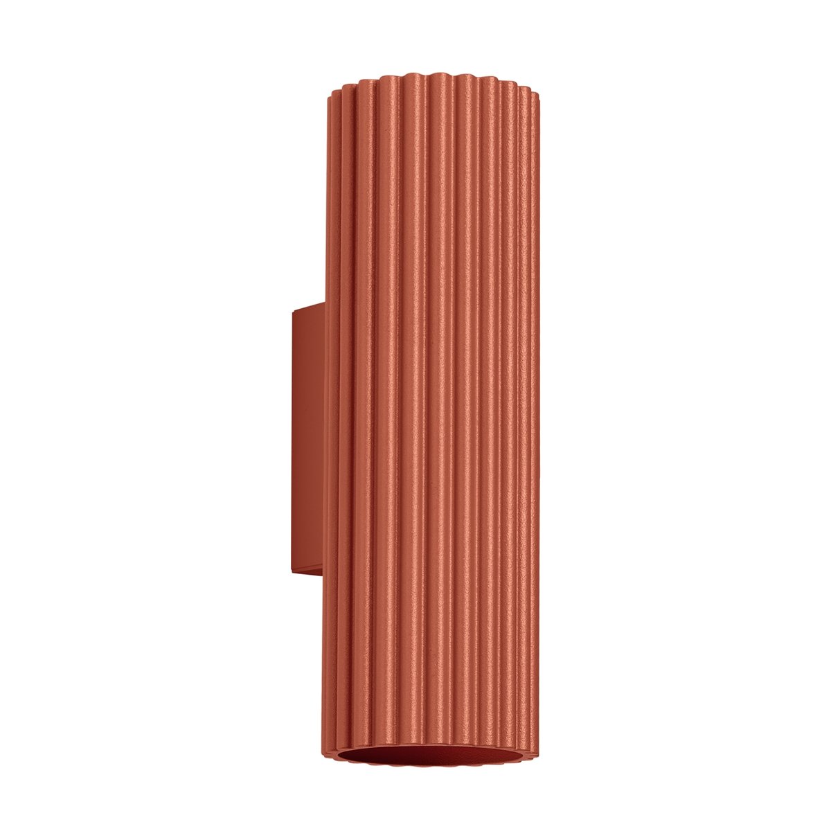 Applique Aluminium Ocre Rouge GU10 2 Karbon 20 rouge, EDEN
