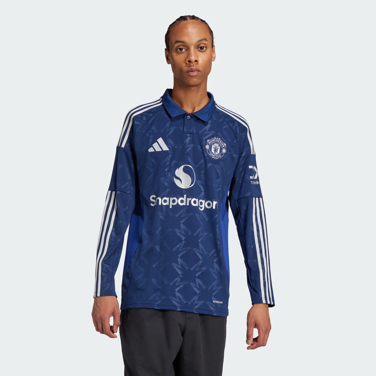 Maillot manches longues Extérieur Manchester United 24/25 night indigo, adidas Performance