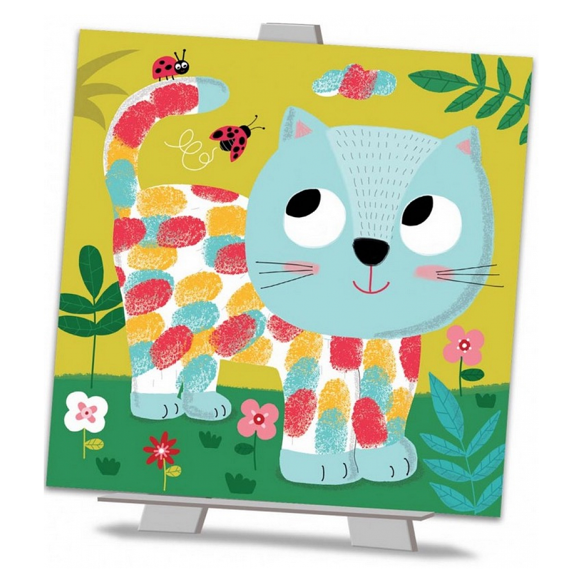 Peinture a doigt Adorables compagnons couleur unique, CREA.LIGN