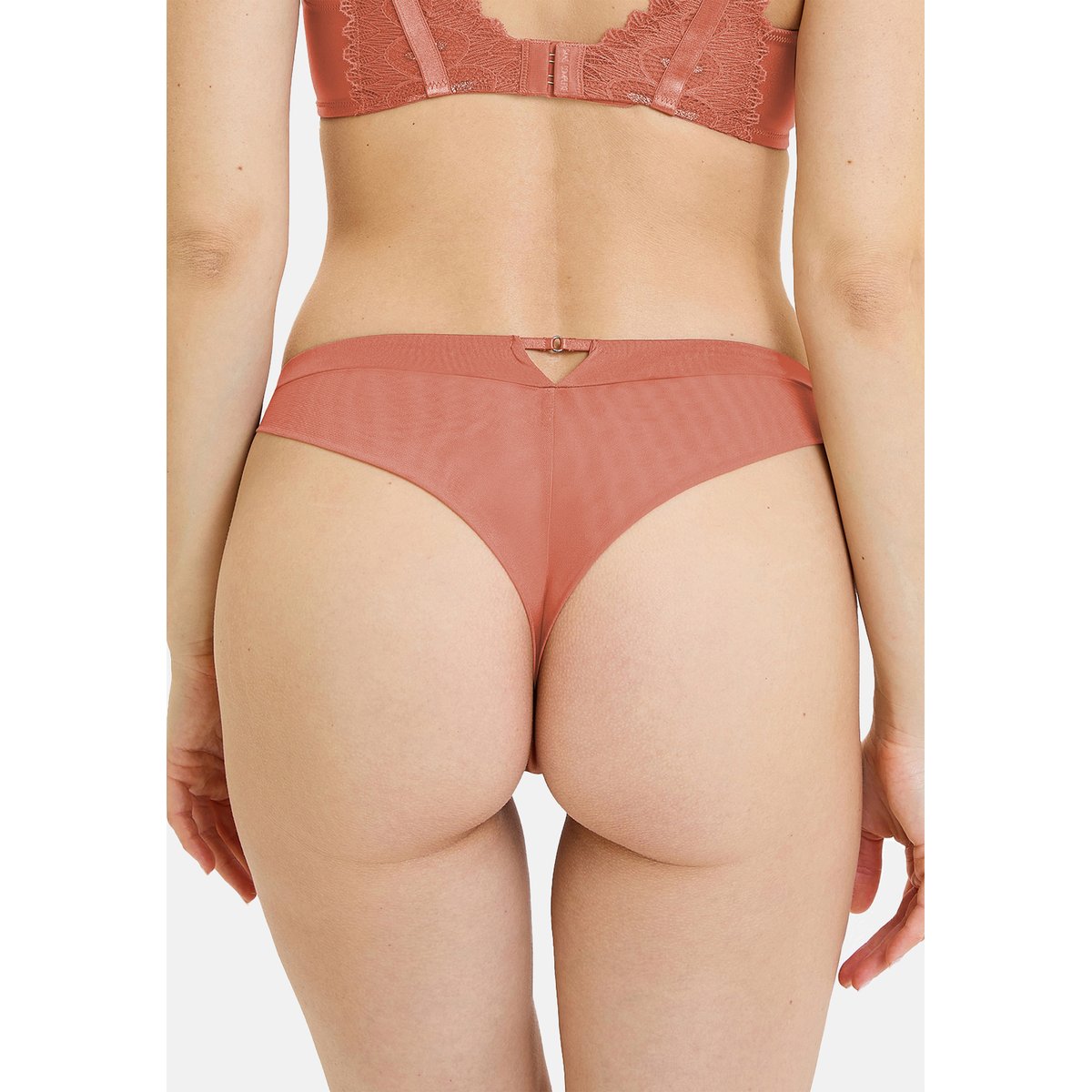 Tanga OLYMPE marron cuivré, SANS COMPLEXE