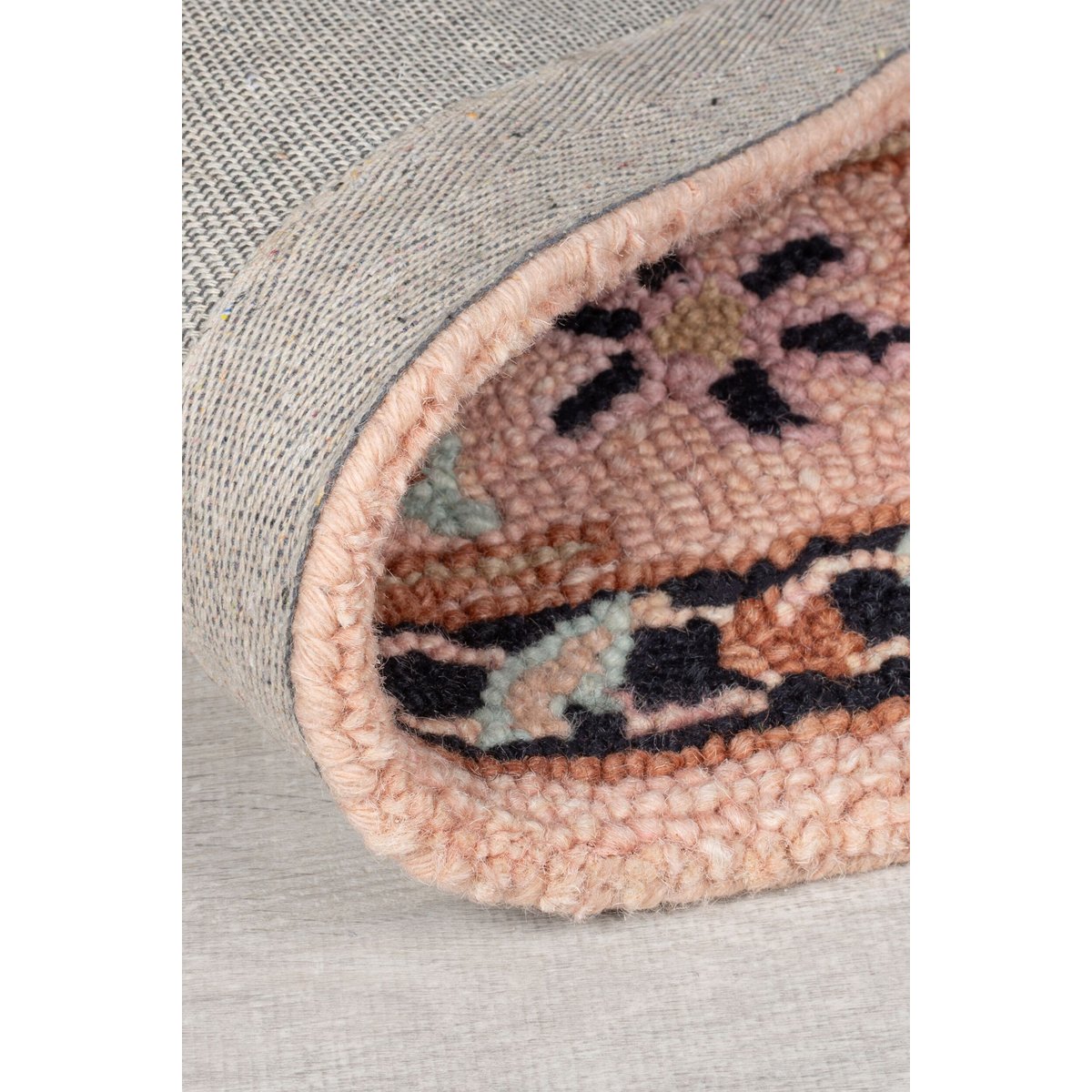 Tapis en laine traditionnel BLOSSOM rose, FLAIR RUGS