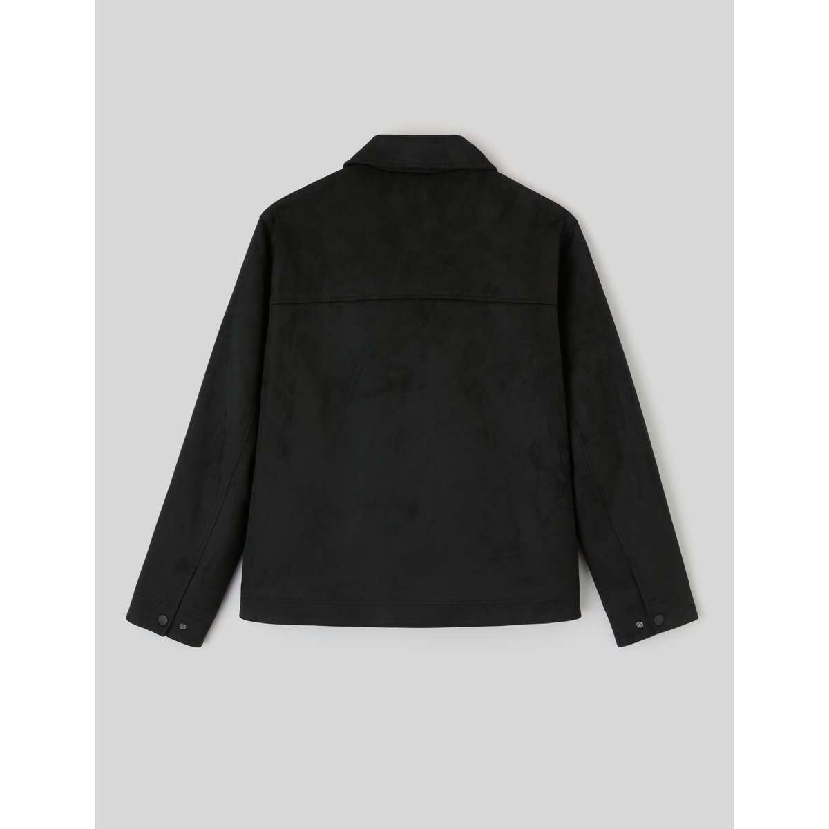 Veste zippée en suédine noir, BZB