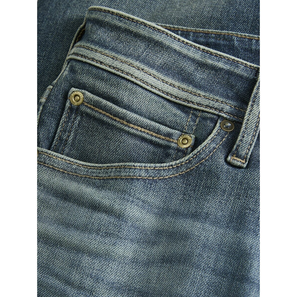 Jean droit Clark bleu denim, JACK & JONES