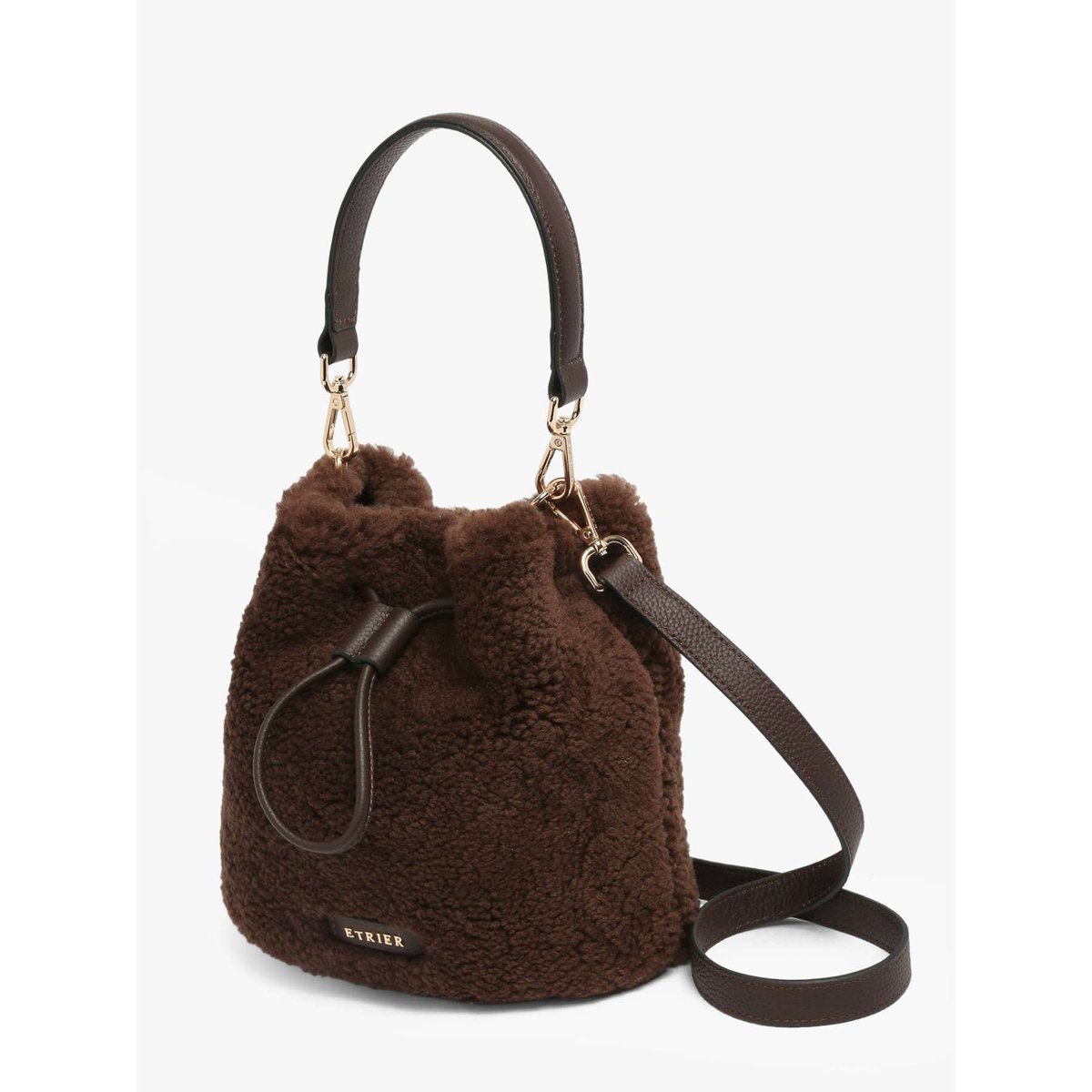 Sac bandoulière Amboise chocolat, ETRIER