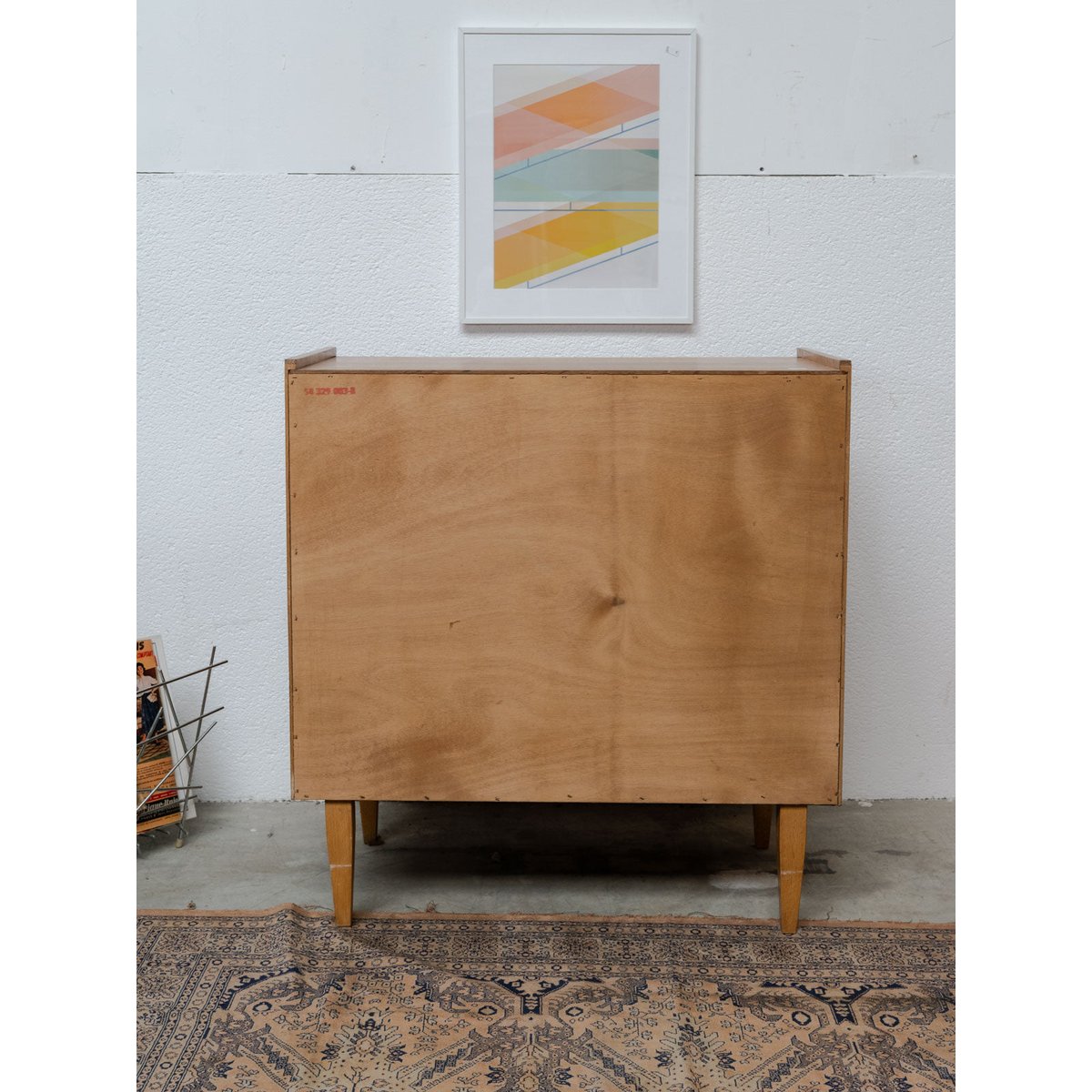 Commode en bois Olga N°462 - Bon état bois clair, DEBONGOUT