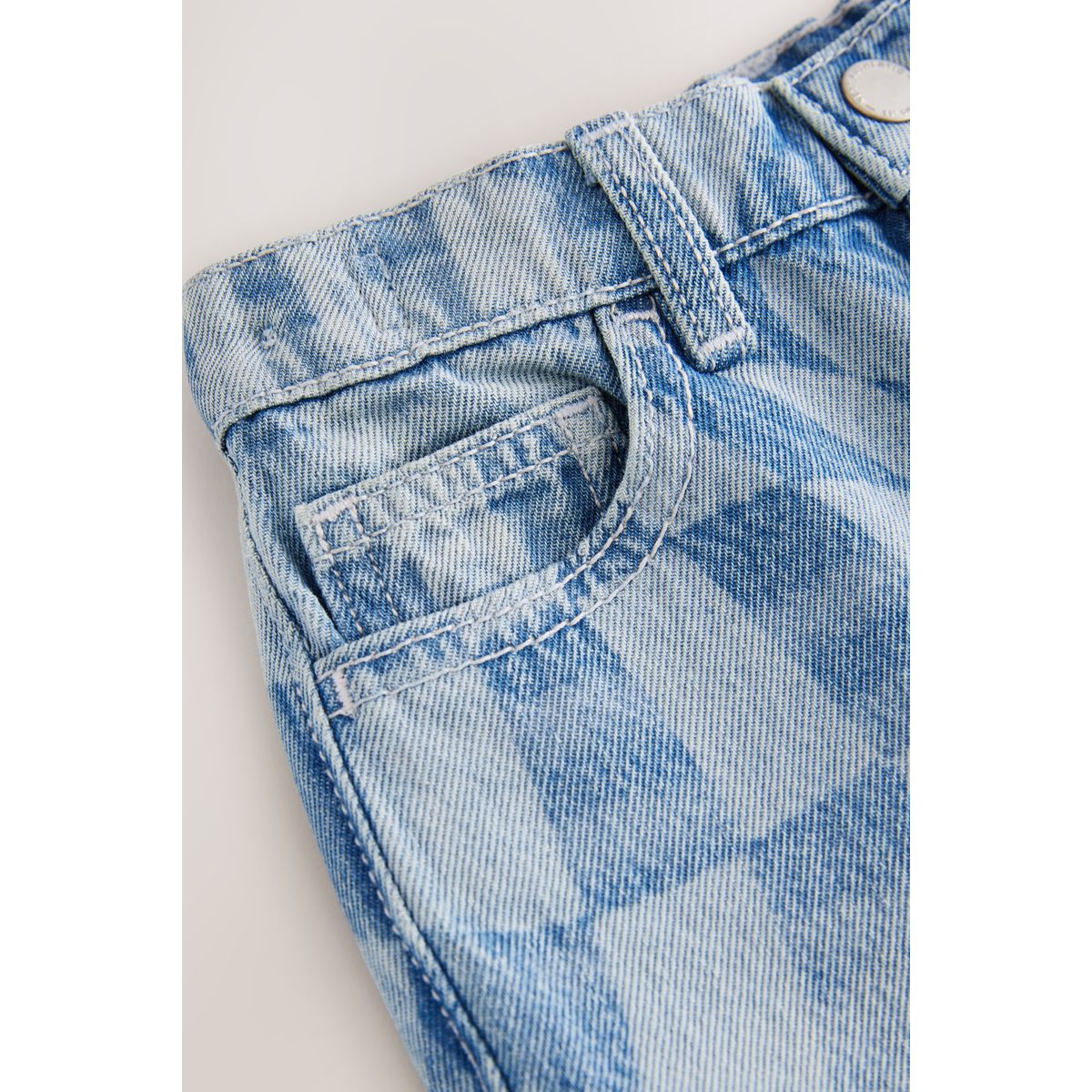 Jean à damier jean bleu clair, NEXT