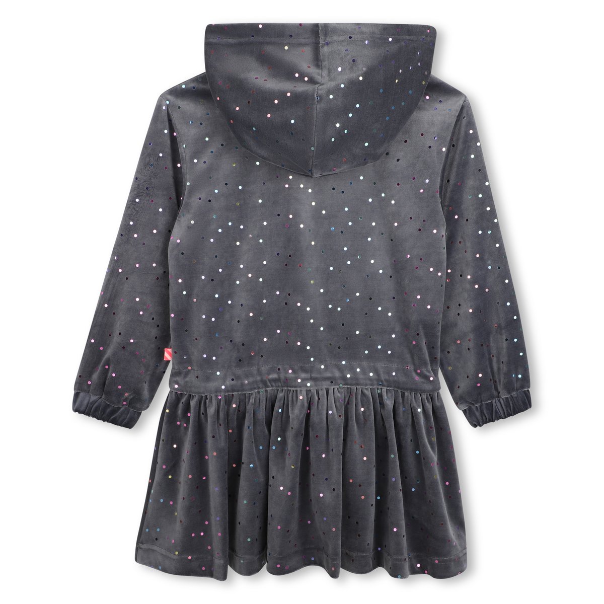 Robe en velours asphalte, BILLIEBLUSH