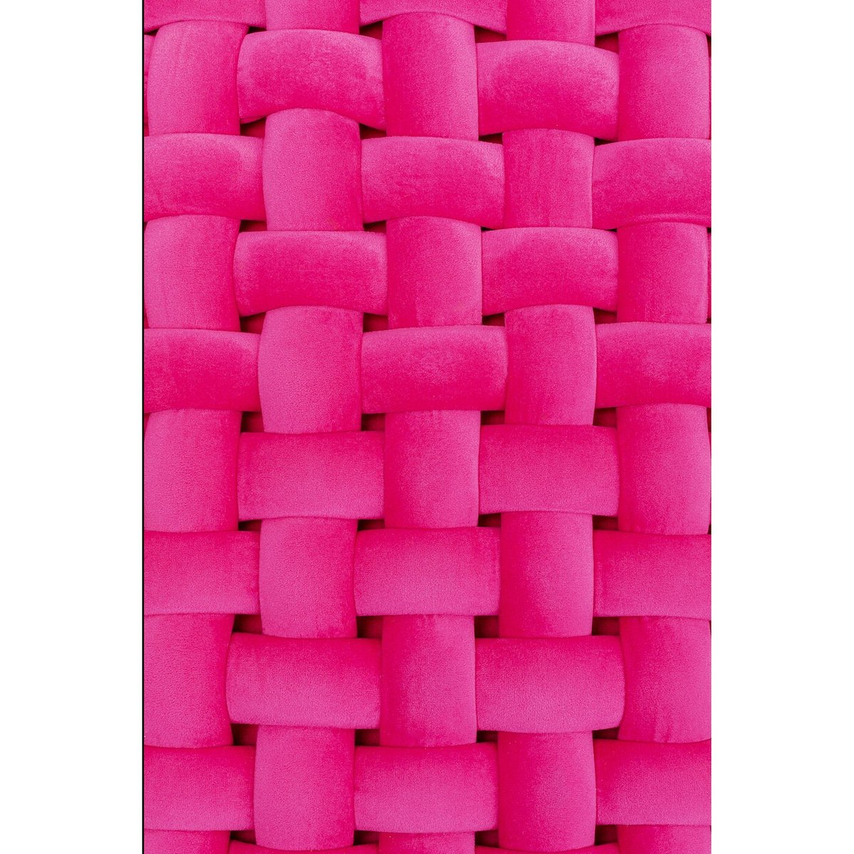 Banc en velours, WEAVE rose, KARE DESIGN