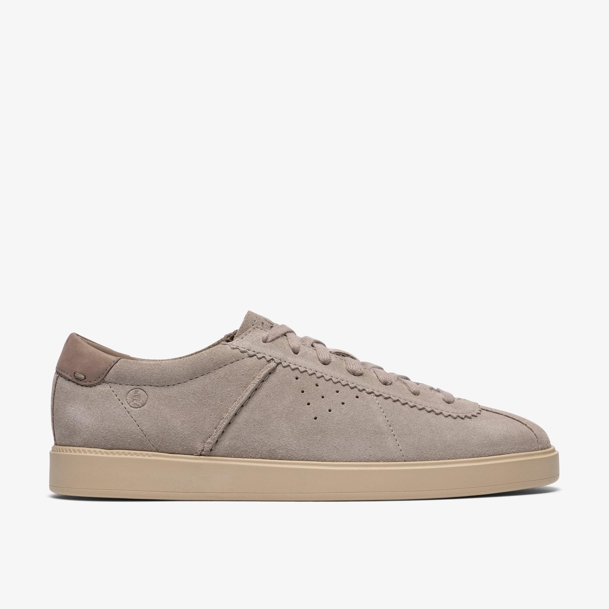 Derbies richelieus Suède LOCKFORD LACE gris, CLARKS