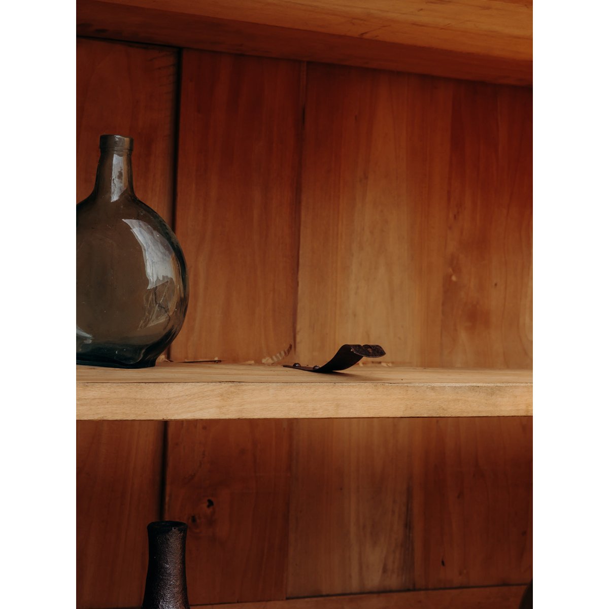 Armoire normande en merisier massif Blandine N°480 - Bon état bois clair, DEBONGOUT
