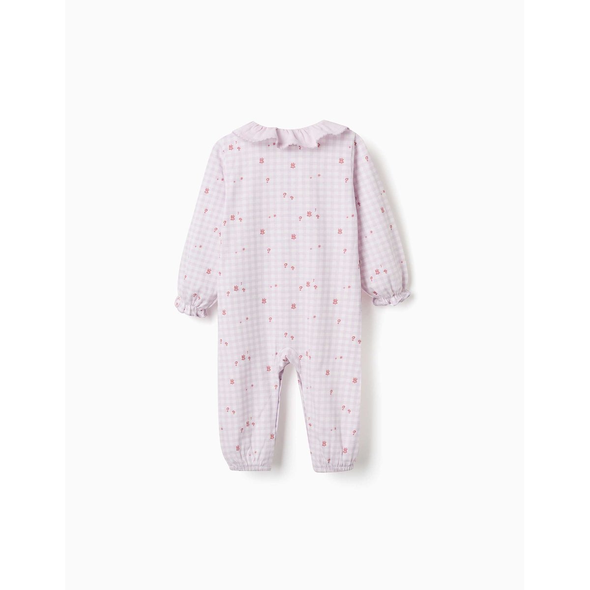 Dors-bien en coton à motif Vichy rose clair, ZIPPY