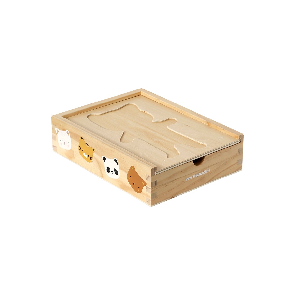 Boite des animaux à habiller en bois FSC® bois, VERTBAUDET