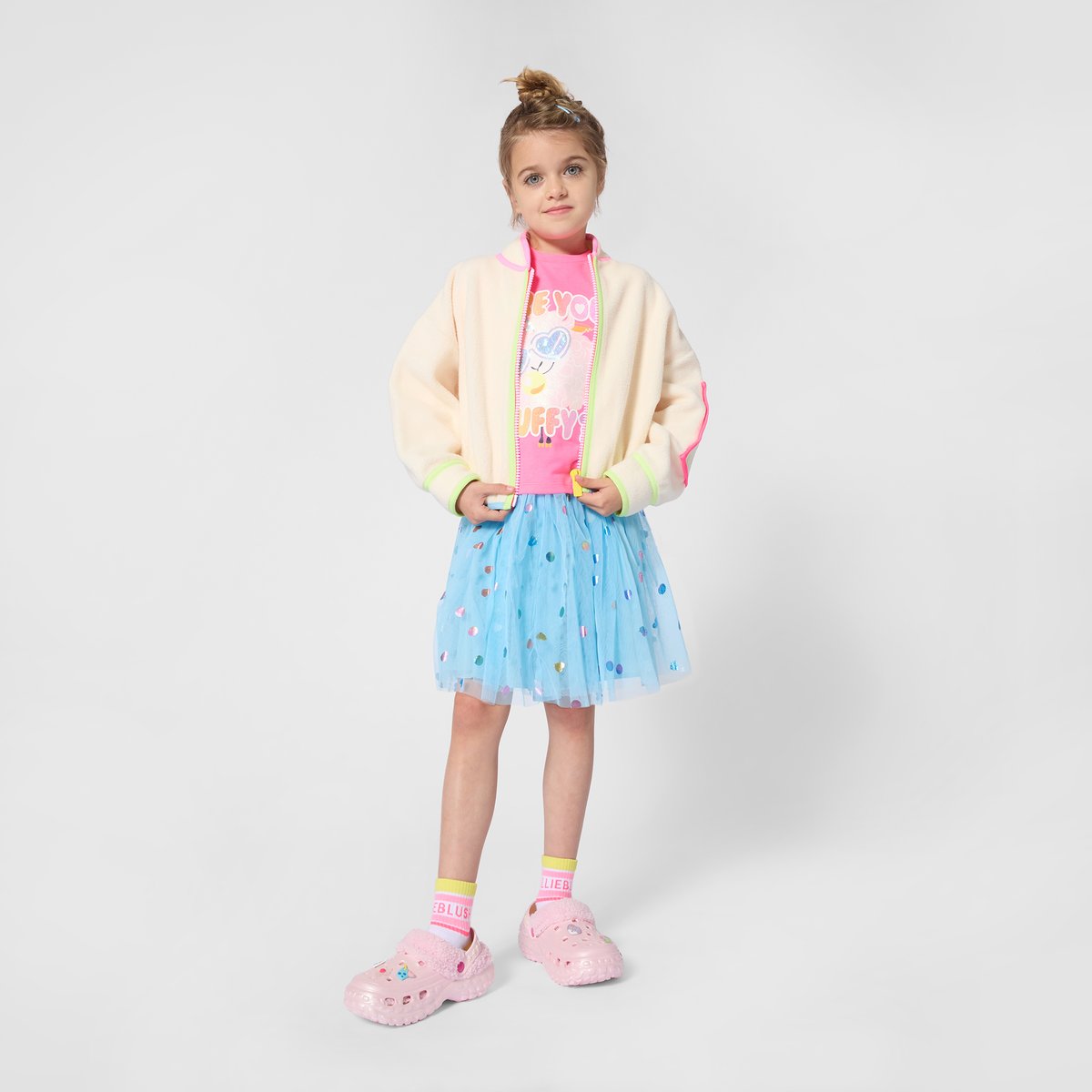 Tee-shirt manches longues storm pink, BILLIEBLUSH