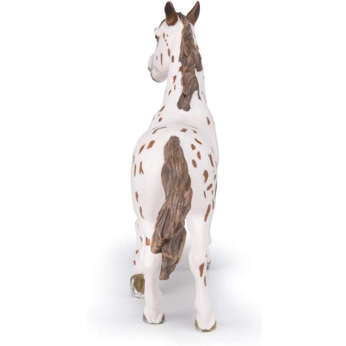 Figurine Jument appaloosa blanc, PAPO