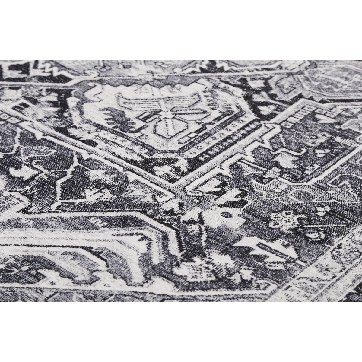 Tapis tissé inspiration berbère ,  Seelace gris, WECON HOME